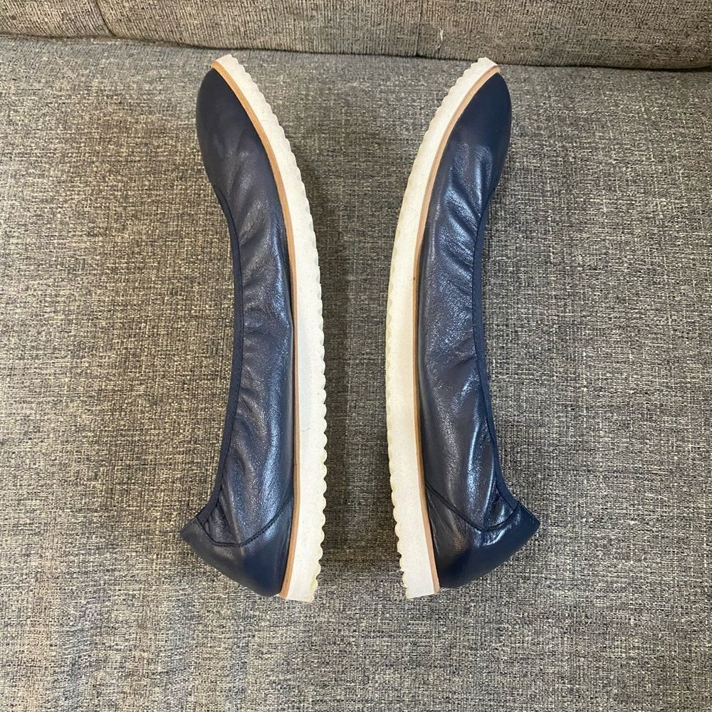 Fs/ny Doorway Navy Blue Flats Women Size 10 - Picture 5 of 8